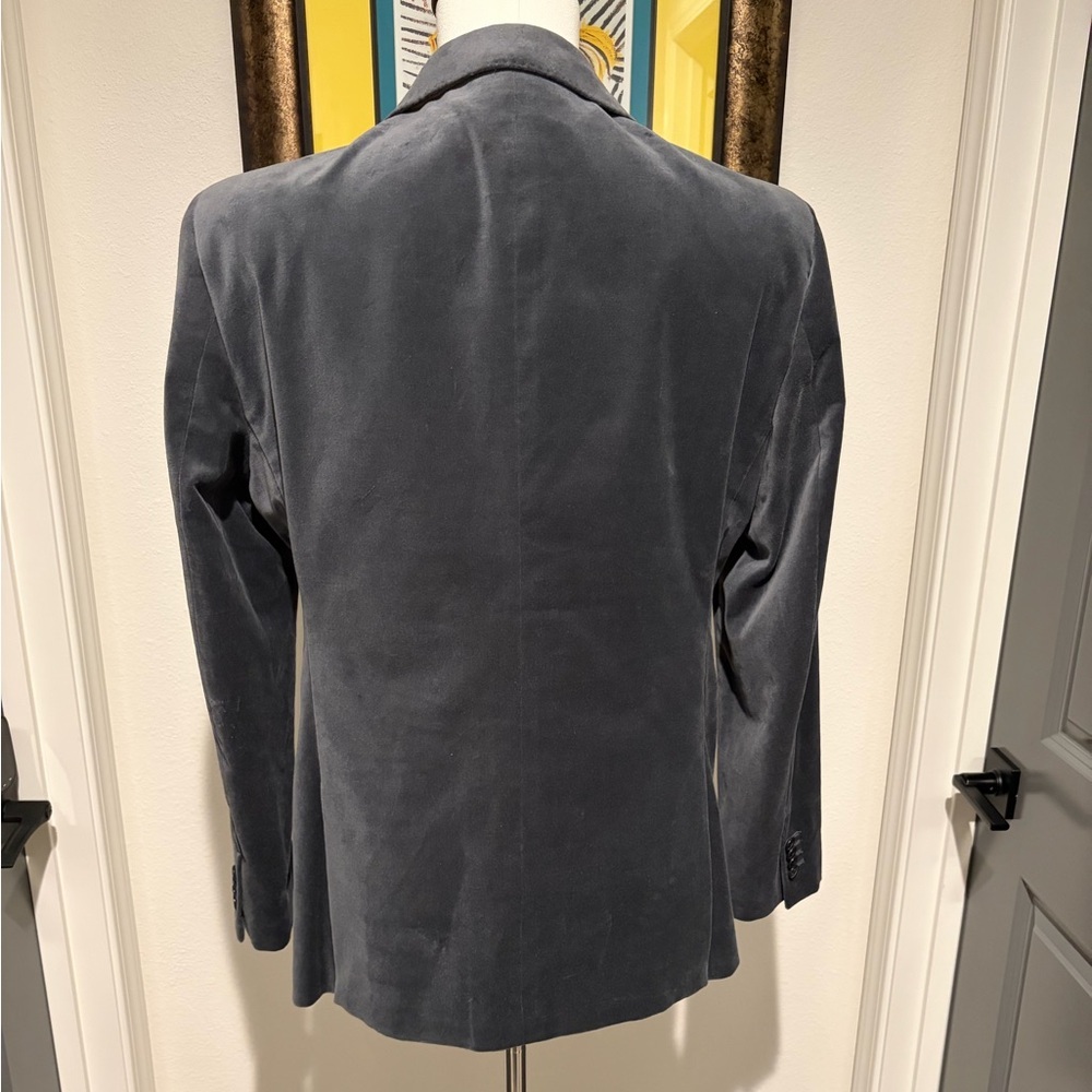 Banana Republic Grey Velvet Sport Coat - Size 40 Brand New and Never Worn - Picture 3 of 5